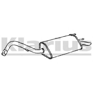 KLARIUS fe625p -  Глушитель выхлопных газов конечный