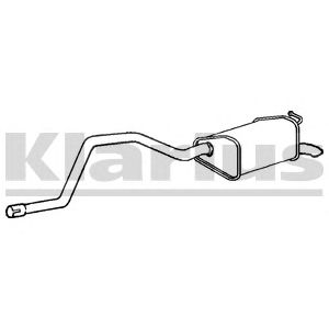 KLARIUS fe632e -  Глушитель выхлопных газов конечный