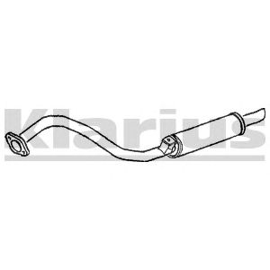 KLARIUS fe676p -  Глушитель выхлопных газов конечный