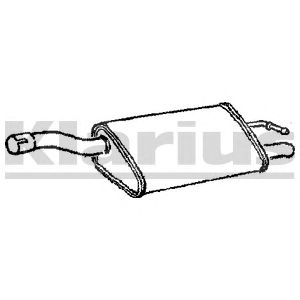 KLARIUS fe688x -  Глушитель выхлопных газов конечный
