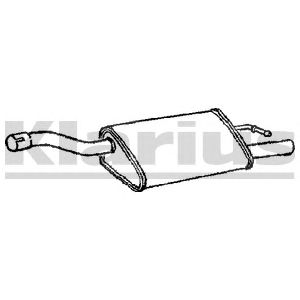 KLARIUS fe697j -  Глушитель выхлопных газов конечный