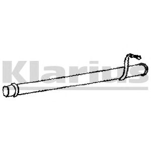 KLARIUS fe812p - Труба выхлопного газа