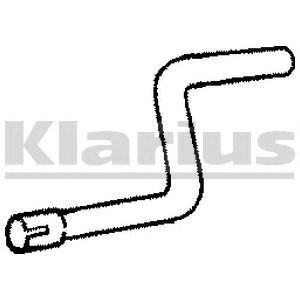 KLARIUS fe843v - Труба выхлопного газа