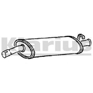 KLARIUS ft291j -  Глушитель выхлопных газов конечный