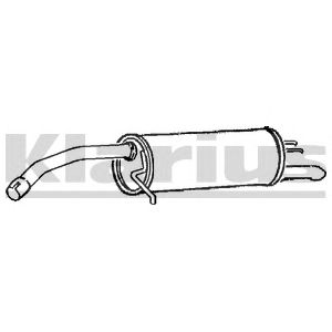 KLARIUS ft837g -  Глушитель выхлопных газов конечный