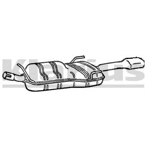 KLARIUS gm108t -  Глушитель выхлопных газов конечный