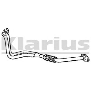 KLARIUS gm123w -  Труба выхлопного газа