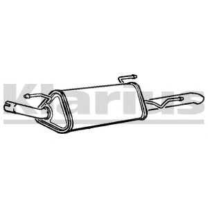KLARIUS gm277v -  Глушитель выхлопных газов конечный