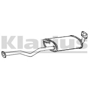 KLARIUS gm374c -  Средний глушитель выхлопных газов