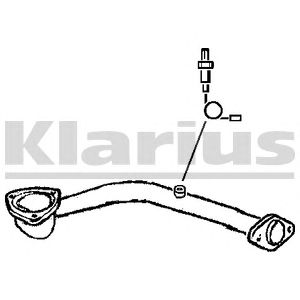 KLARIUS gm394x -  Труба выхлопного газа
