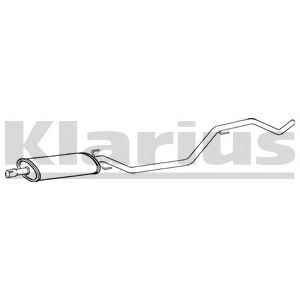 KLARIUS gm455h -  Средний глушитель выхлопных газов