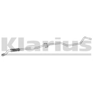 KLARIUS gm466q -  Труба выхлопного газа