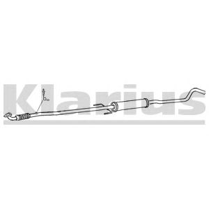 KLARIUS gm474e -  Средний глушитель выхлопных газов