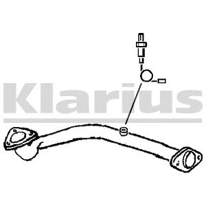 KLARIUS gm526d -  Труба выхлопного газа