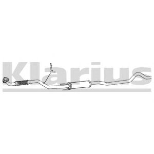 KLARIUS gm541g -  Средний глушитель выхлопных газов