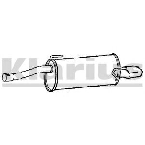 KLARIUS gm551q -  Глушитель выхлопных газов конечный