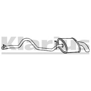 KLARIUS lr136x -  Глушитель выхлопных газов конечный