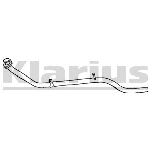 KLARIUS mz175l - Труба выхлопного газа