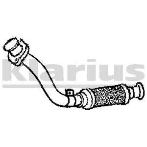 KLARIUS mz317d - Труба выхлопного газа