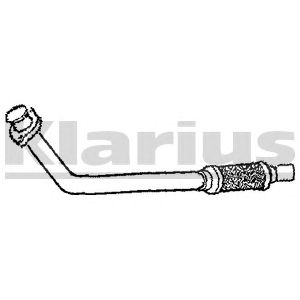 KLARIUS mz326p - Труба выхлопного газа