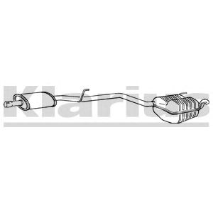 KLARIUS mz388a -  Глушитель выхлопных газов конечный