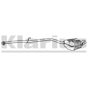KLARIUS mz390w -  Глушитель выхлопных газов конечный