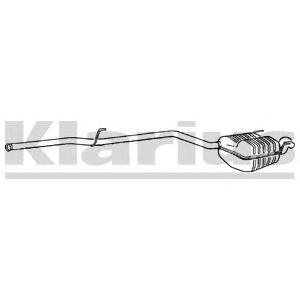 KLARIUS mz392t -  Глушитель выхлопных газов конечный