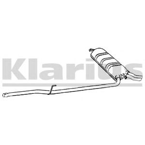 KLARIUS mz400g -  Глушитель выхлопных газов конечный