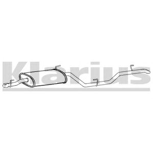 KLARIUS mz419d -  Глушитель выхлопных газов конечный