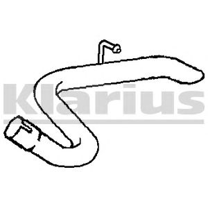 KLARIUS mz427q - Труба выхлопного газа