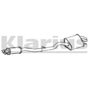 KLARIUS mz433h -  Глушитель выхлопных газов конечный