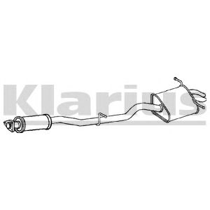 KLARIUS mz452e -  Глушитель выхлопных газов конечный