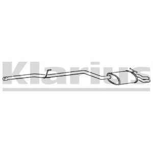 KLARIUS mz454c -  Глушитель выхлопных газов конечный