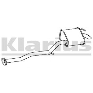 KLARIUS mz469e -  Глушитель выхлопных газов конечный