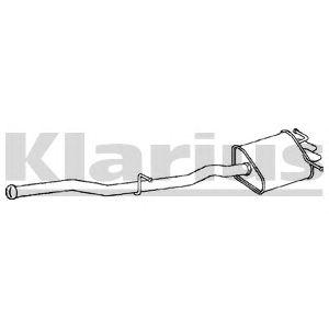 KLARIUS mz471c -  Глушитель выхлопных газов конечный