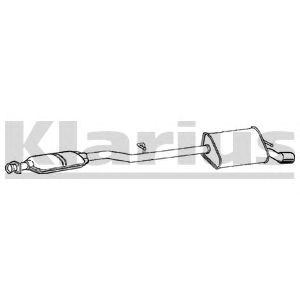 KLARIUS mz479p -  Глушитель выхлопных газов конечный