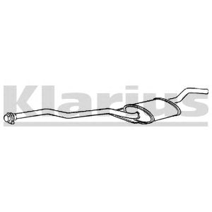 KLARIUS mz50m -  Средний глушитель выхлопных газов