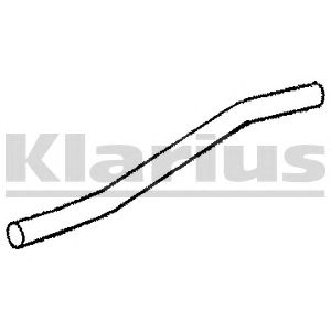KLARIUS mz93b - Труба выхлопного газа
