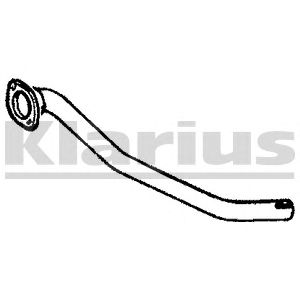 KLARIUS pg128j - Труба выхлопного газа