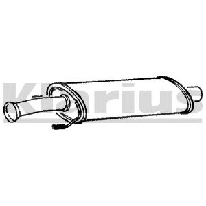 KLARIUS pg555g -  Предглушитель выхлопных газов