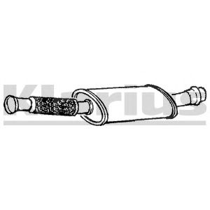 KLARIUS pg558c -  Предглушитель выхлопных газов