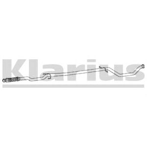 KLARIUS pg727d - Труба выхлопного газа