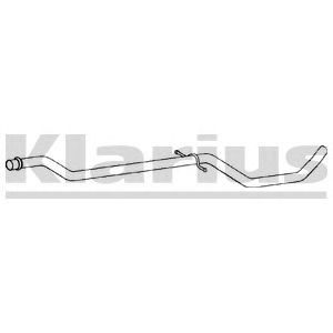 KLARIUS pg729b - Труба выхлопного газа