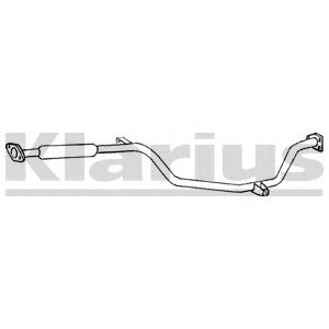 KLARIUS pr19w -  Средний глушитель выхлопных газов