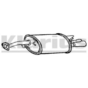 KLARIUS pr22q -  Глушитель выхлопных газов конечный