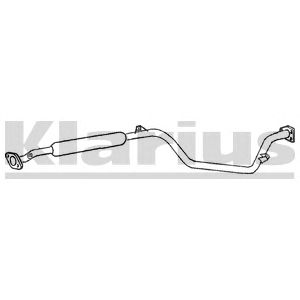 KLARIUS pr24m -  Средний глушитель выхлопных газов