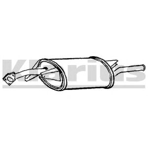 KLARIUS pr9c -  Глушитель выхлопных газов конечный