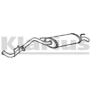 KLARIUS rn484p -  Глушитель выхлопных газов конечный