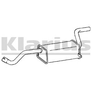 KLARIUS rn835a -  Глушитель выхлопных газов конечный