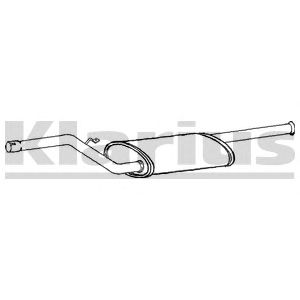 KLARIUS rn868b -  Средний глушитель выхлопных газов